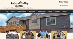 Desktop Screenshot of lebanonvalleyhomes.com